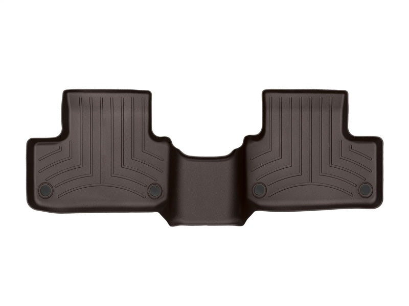 WeatherTech 2018+ Volvo XC60 Rear FloorLiner - Cocoa (Standard Drivetrain)