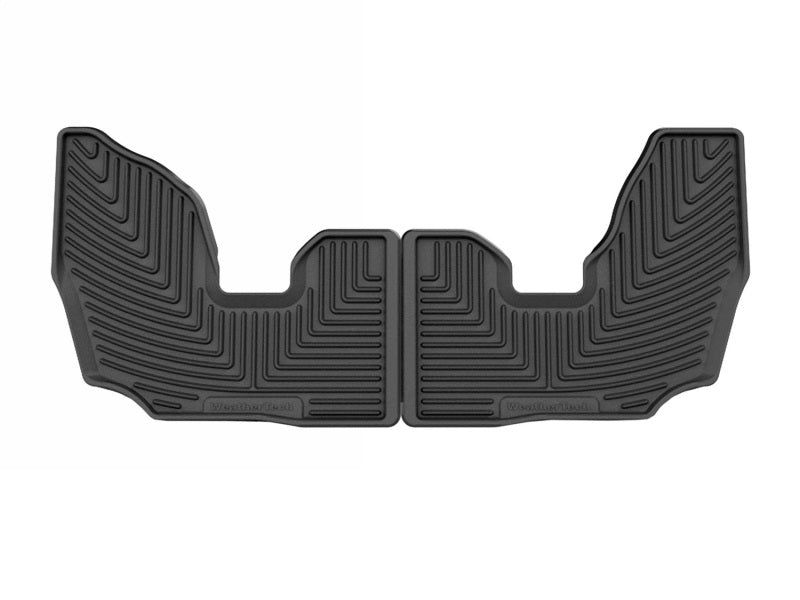 WeatherTech 23-25 Honda Pilot Rear All-Weather Floor Mats - Black