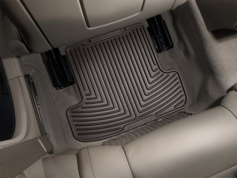 WeatherTech 2012-2015 BMW 6-Series Rear Rubber Mats - Cocoa