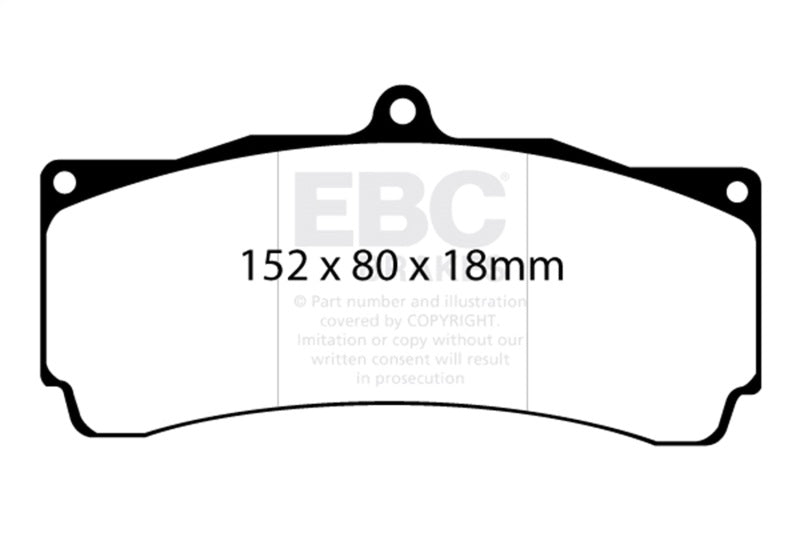 EBC Racing 20-23 Volkswagen Golf-R Blue Apollo-6 Calipers 380mm Rotors Front Big Brake Kit
