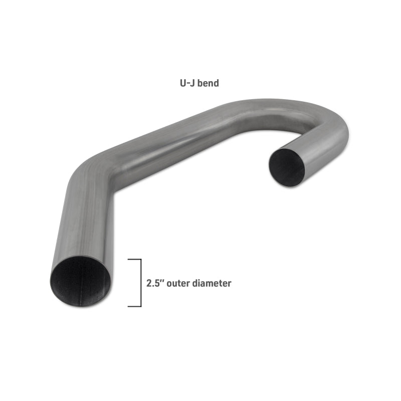 Mishimoto Universal 304SS Exhaust Tubing 2.5in. OD - U-J Bend