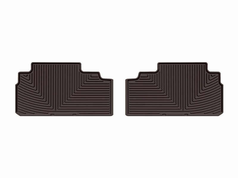 WeatherTech 19-26 Subaru Ascent 2nd Row Rear All-Weather Floor Mats - Cocoa