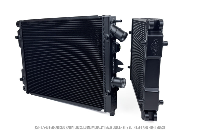 CSF 00-08 Ferrari 360 High Performance All Aluminum Radiator - Left/Right