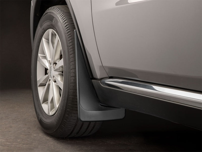 WeatherTech 11-21 Dodge Durango Front No Drill Mudflaps - Black