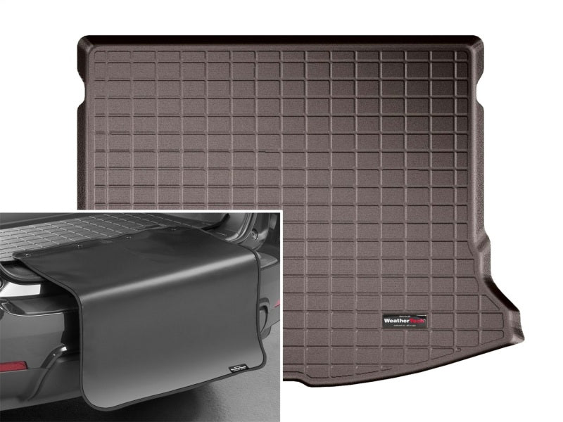 WeatherTech 15-18 Volvo V60 / V60 Cross Country Models Cargo Liners w/ Bumper Protector - Cocoa