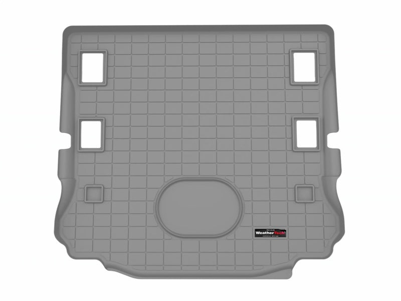 WeatherTech 2015+ Jeep Wrangler Cargo Liner - Grey (Works w/Alpine Premium 9-Speakers)