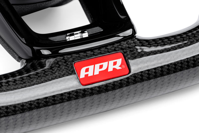 APR 15-26 Volkswagen Golf R/GTI/Jetta (MK7) Carbon Fiber/Silver Stitch Steering Wheel (Non Paddles)