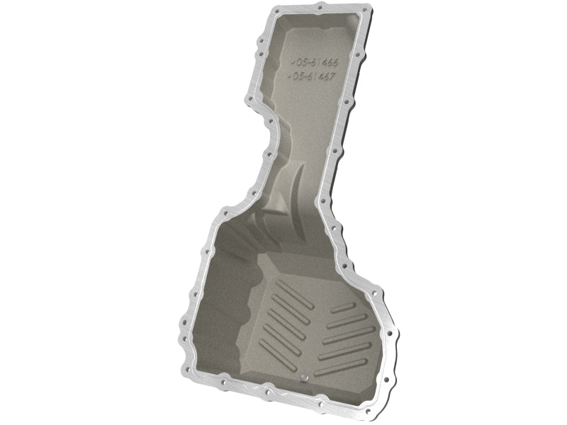 aFe GM Diesel Trucks 17-19 V8-6.6L L5P POWER Street Series Engine Oil Pan Raw w/ Machined Fins