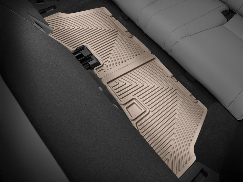 WeatherTech 2016+ Honda Pilot Rear Rubber Mats - Tan