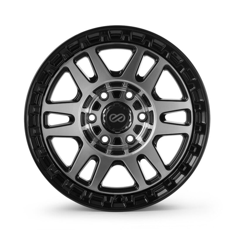 Enkei Trail-Tracker 18x9 / 6x139.7 BP / ET0 / 106.1mm Bore - Matte Black Machined Wheel