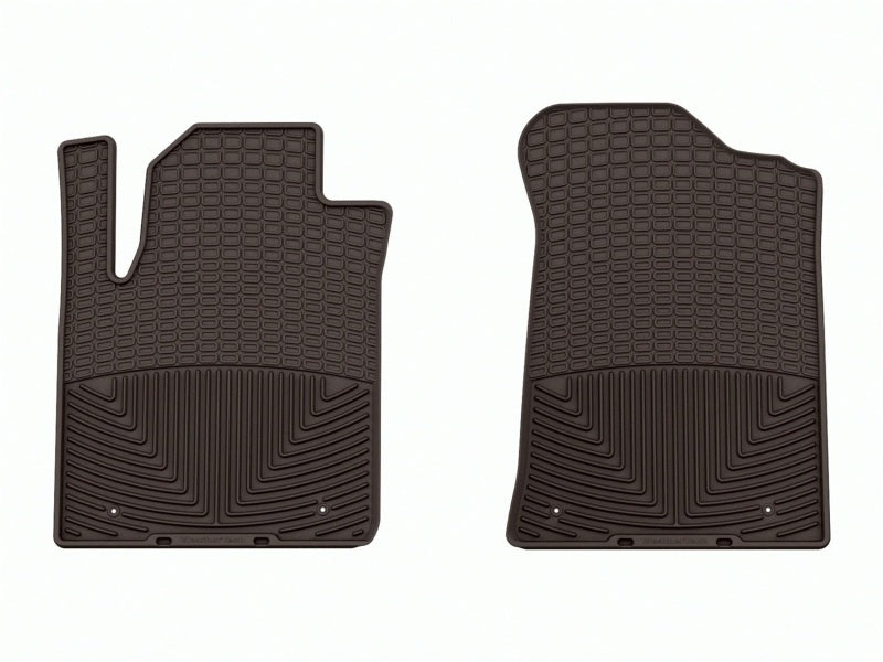 WeatherTech 11-13 Infiniti QX / 14-18 QX80 / 17-18 Nissan Armada Front Rubber Mats - Cocoa