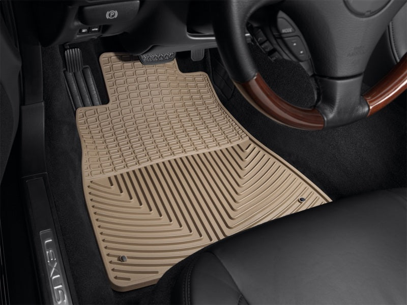 WeatherTech 02+ Lexus SC 430 Front Rubber Mats - Tan