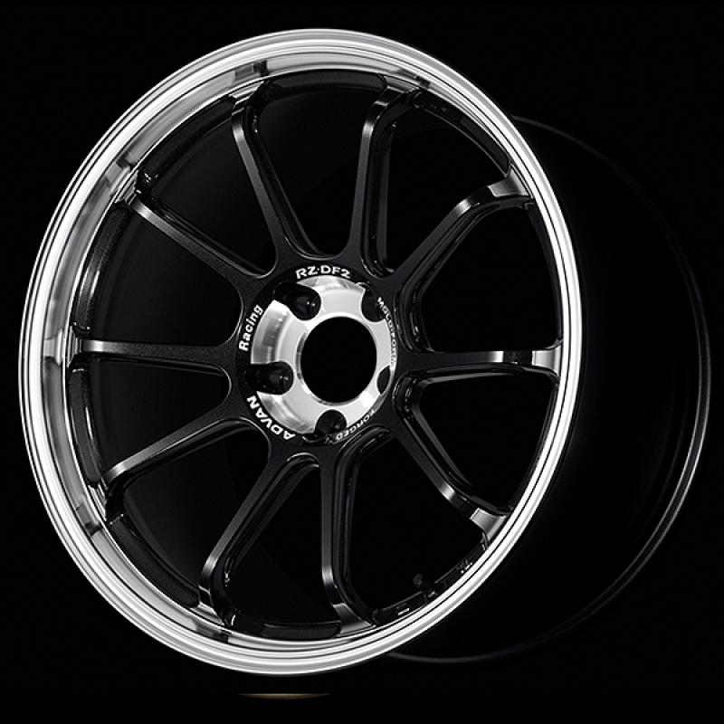 Advan RZ-DF2 20x10.0 / +25 Offset / 5x114.3 / 73mm Bore / Diamond Cut and Racing Titanium Black