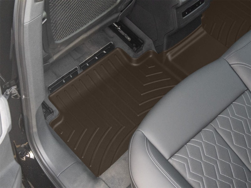 WeatherTech 24-25 Audi A6 Sportback e-tron 2nd Row Rear FloorLiner - Cocoa