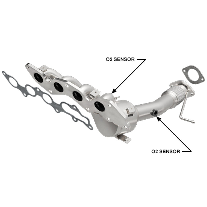 MagnaFlow Direct Fit Catalytic Converter 10-13 Mazda 3 2.0L Manifold
