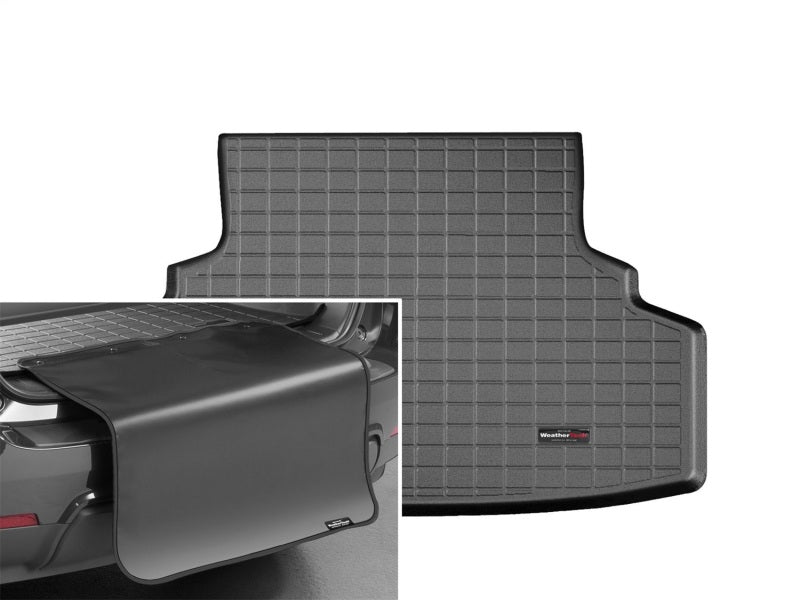 WeatherTech 12-16 Subaru Impreza Sedan Cargo Liner w/ Bumper Protector - Black