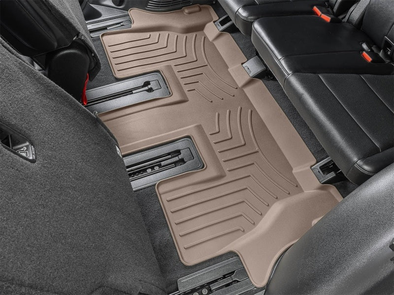 WeatherTech 2020+ Kia Telluride Rear FloorLiner HP - Tan
