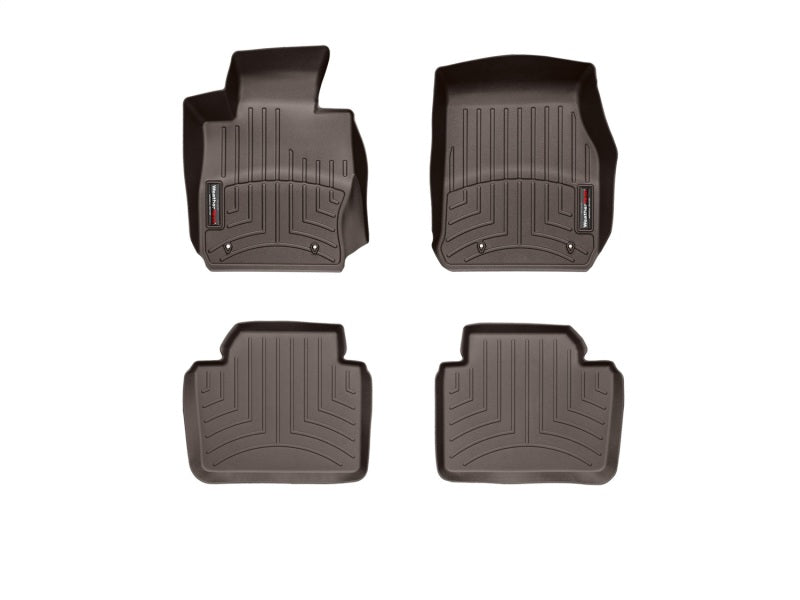 WeatherTech 2012+ BMW 3-Series Front and Rear FloorLiner - Cocoa