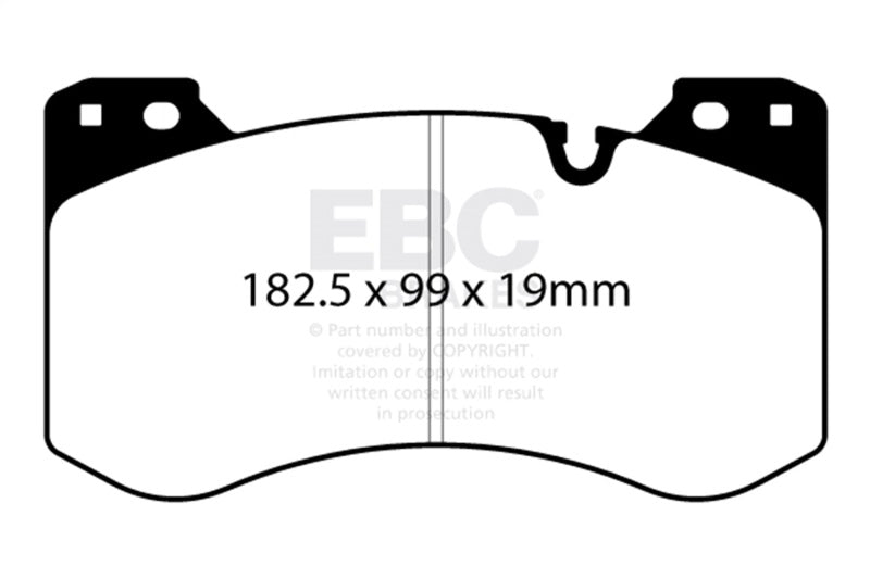 EBC Racing 2021+ BMW M3/M4 (G80/G82) / 2023+ BMW M2 (G87) RP-X Race Front Brake Pads