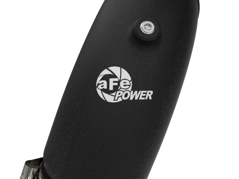 aFe BladeRunner 3-1/2in Aluminum Cold Charge Pipe Black RAM Diesel Trucks 25-26 L6-6.7L (td)