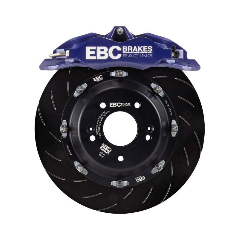 EBC 06-15 Mazda Miata MX5 (NC) Blue Apollo-4 Calipers 330mm Rotors Front Big Brake Kit