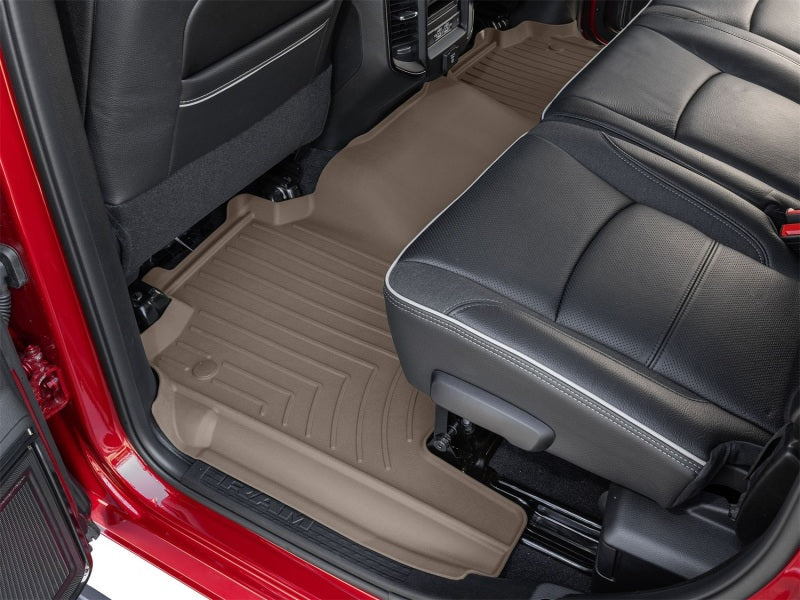 WeatherTech 19-23 RAM 2500/3500 (Mega Cab) Rear FloorLiner HP - Tan