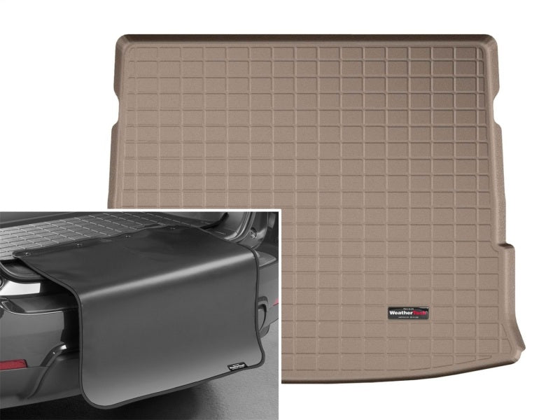 WeatherTech 14+ Toyota Highlander Cargo Liner w/ Bumper Protector - Tan