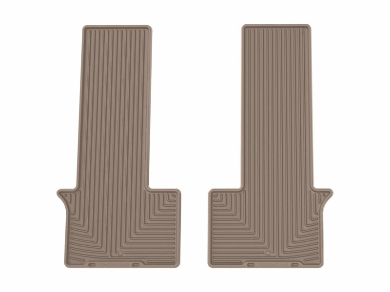 WeatherTech 25-26 Kia Carnival Hybrid 2nd Row Rear All-Weather Floor Mats - Tan