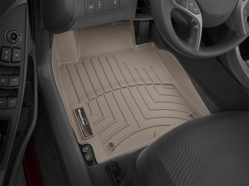 WeatherTech 2014+ Hyundai Elantra Front FloorLiner - Tan