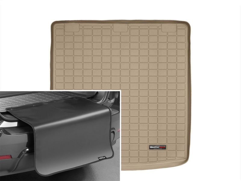WeatherTech 09-14 Volkswagen Jetta SportWagen Cargo Liner w/ Bumper Protector - Tan