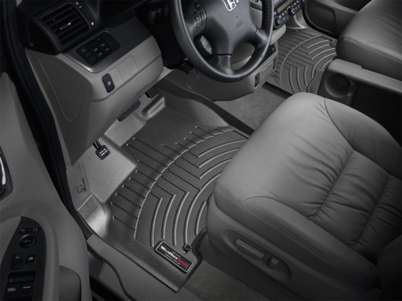 WeatherTech 05-10 Honda Odyssey Front FloorLiner - Black