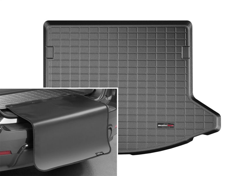 WeatherTech 2017+ Mazda CX-5 Cargo Liner w/ Bumper Protector - Black