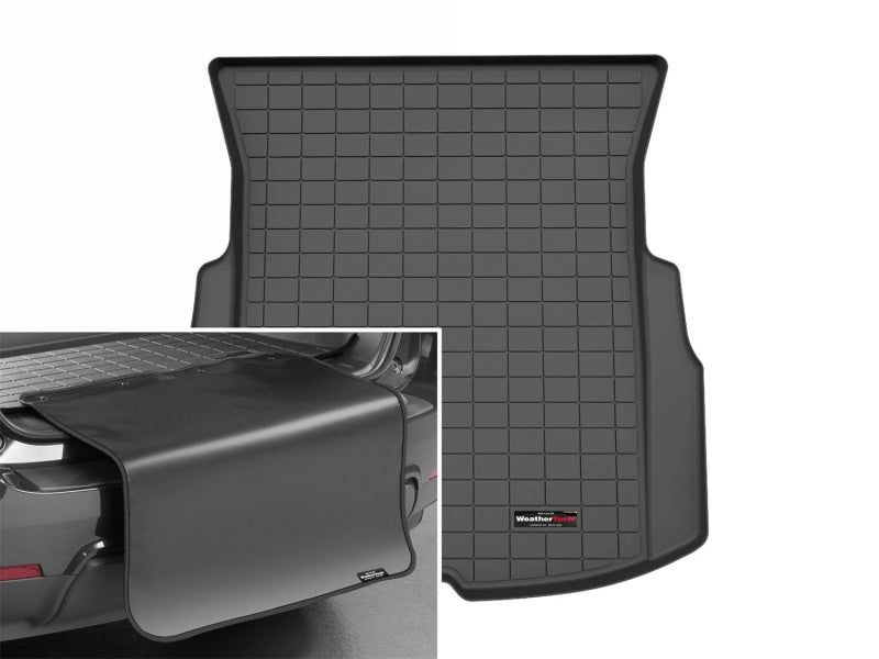 WeatherTech 2024 Tesla Model 3 Highland Cargo Liner w/Bumper Protector - Black