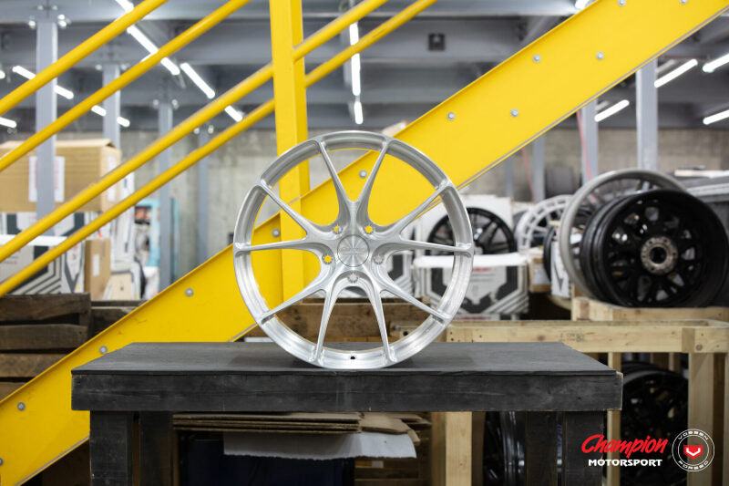 Vossen X Champion RS74 20X9 / ET52 / 5X130 -Brushed Gloss Clear Wheel / 981 GT4 - Rear