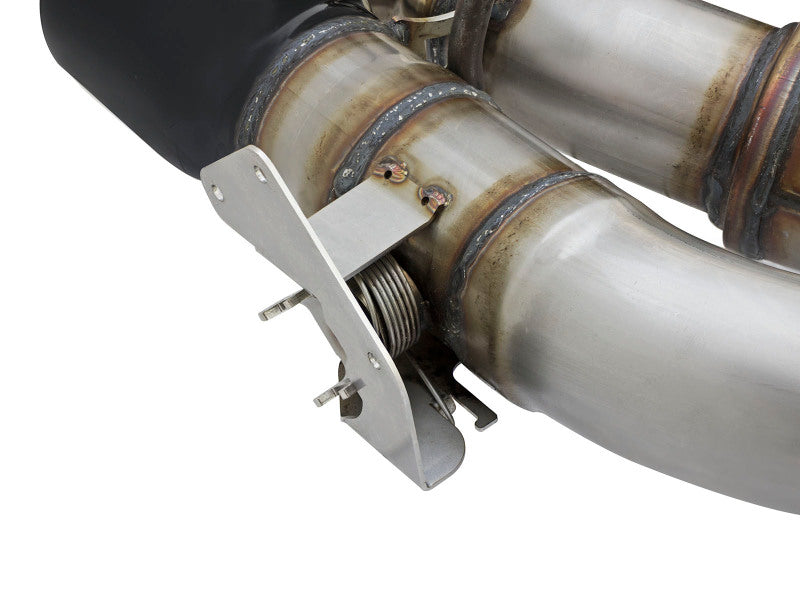 aFe MACHForce XP 3in 304 SS Cat-Back Dual Exhaust w/ Black Tips 16-17 Chevy Camaro SS V8-6.2L