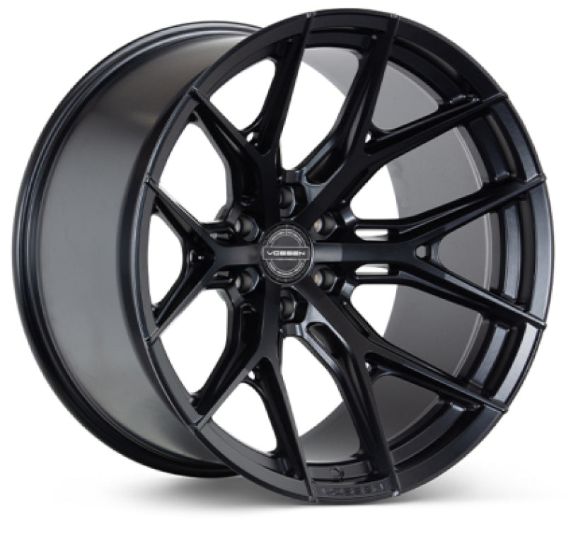 Vossen HF6-4 22x12 - 8x165.1 - ET-44 - Ultra Deep - 125.1 - Satin Black Wheel