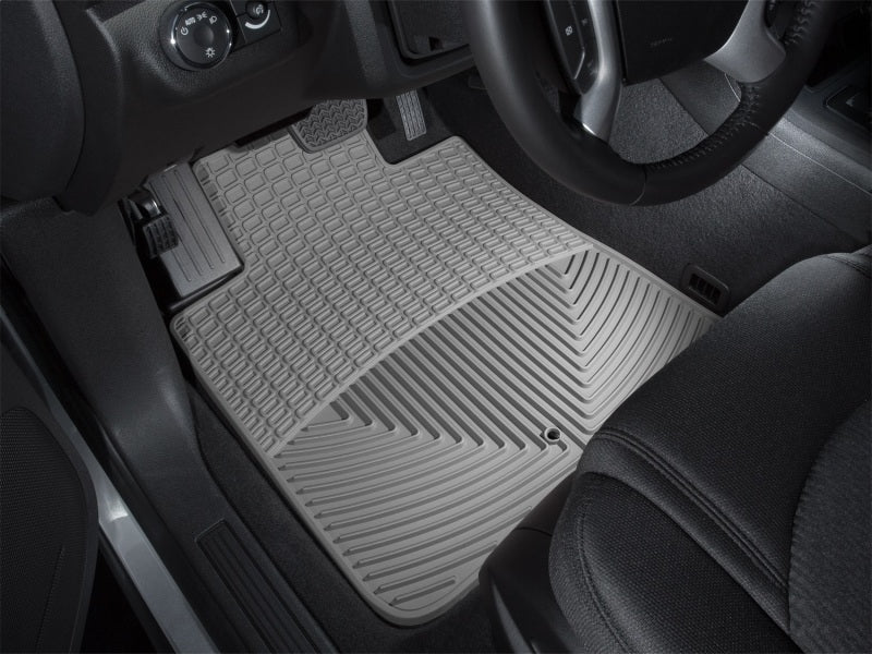 WeatherTech 07+ GMC Acadia Front Rubber Mats - Grey