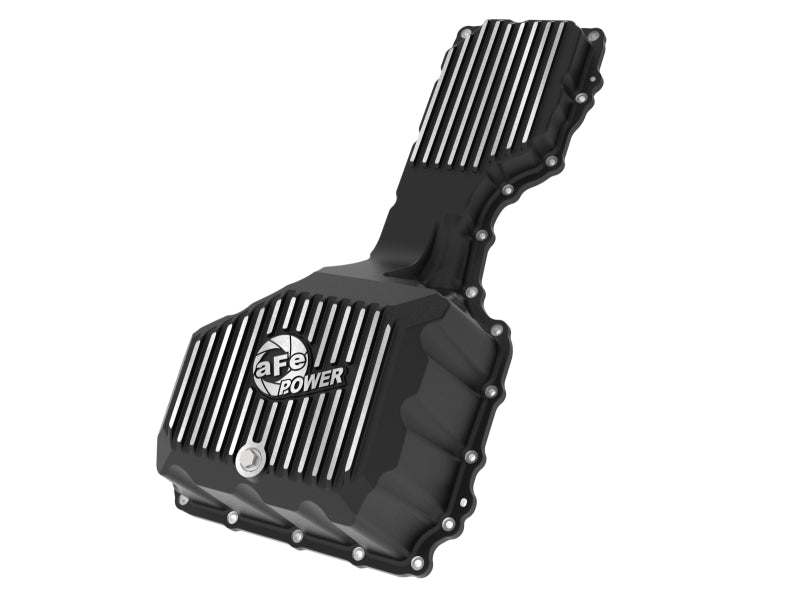 aFe 20-25 GM Diesel V8-6.6L L5P Engine Oil Pan w/ Machined Fins