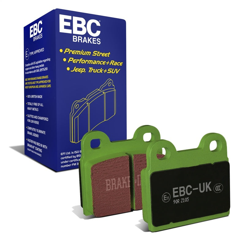 EBC 71-79 Volkswagen Beetle 1.3 (1300) Greenstuff Front Brake Pads