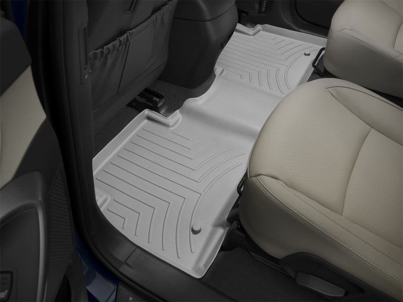 WeatherTech 13+ Hyundai Santa Fe Rear FloorLiner - Grey