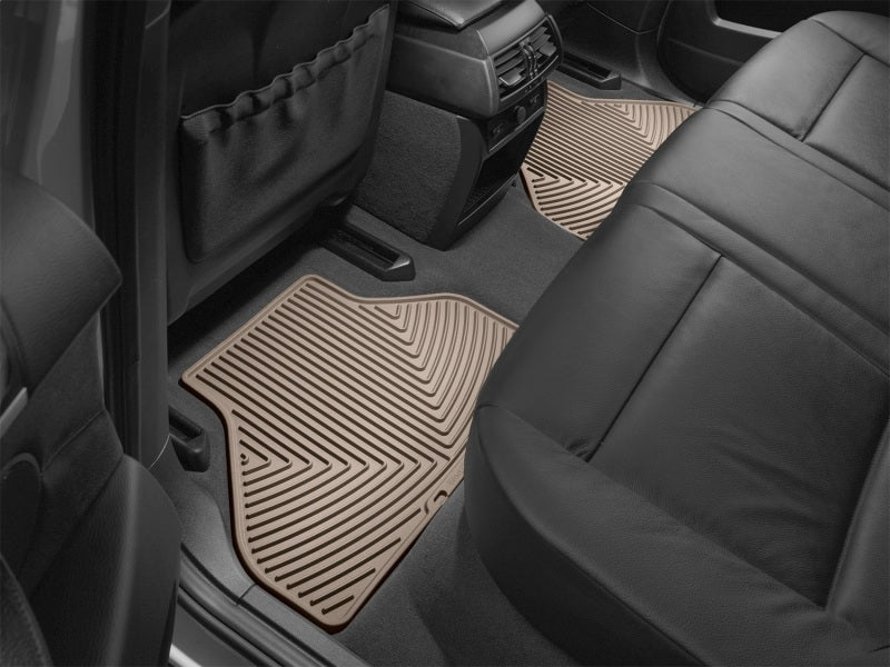 WeatherTech 07-13 BMW X5 Rear Rubber Mats - Tan
