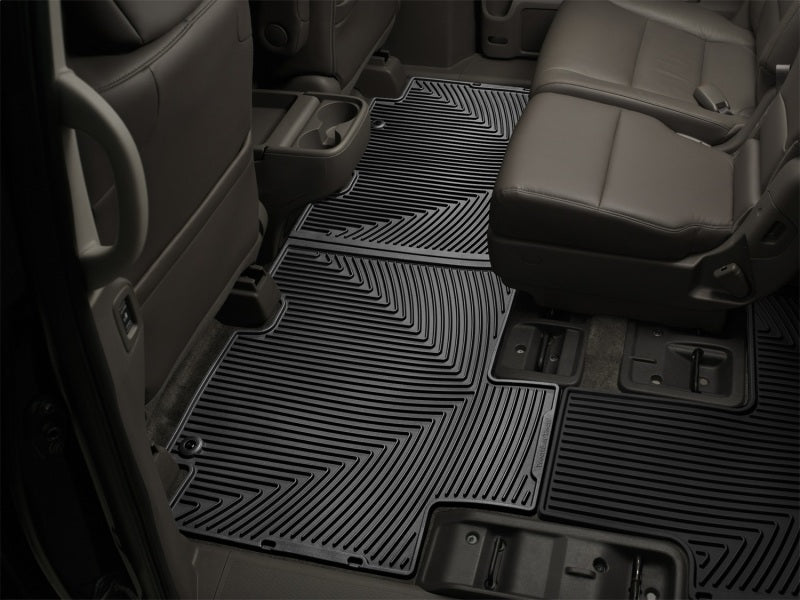 WeatherTech 11+ Honda Odyssey Rear Rubber Mats - Black