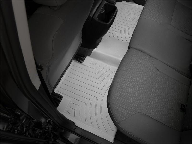 WeatherTech 2016+ Toyota Tacoma Double Cab Rear FloorLiner - Grey