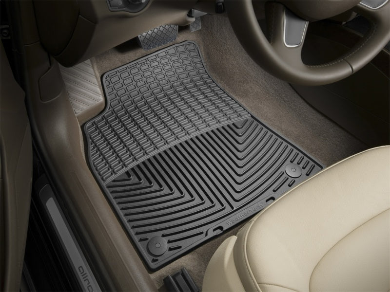 WeatherTech 09-13 Audi A4/A5 Front Rubber Mats - Black
