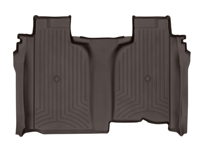 WeatherTech 2019+ Chevrolet Silverado 1500 Rear FloorLiner - Cocoa
