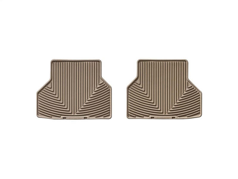 WeatherTech 04-10 BMW 5-Series Rear Rubber Mats - Tan