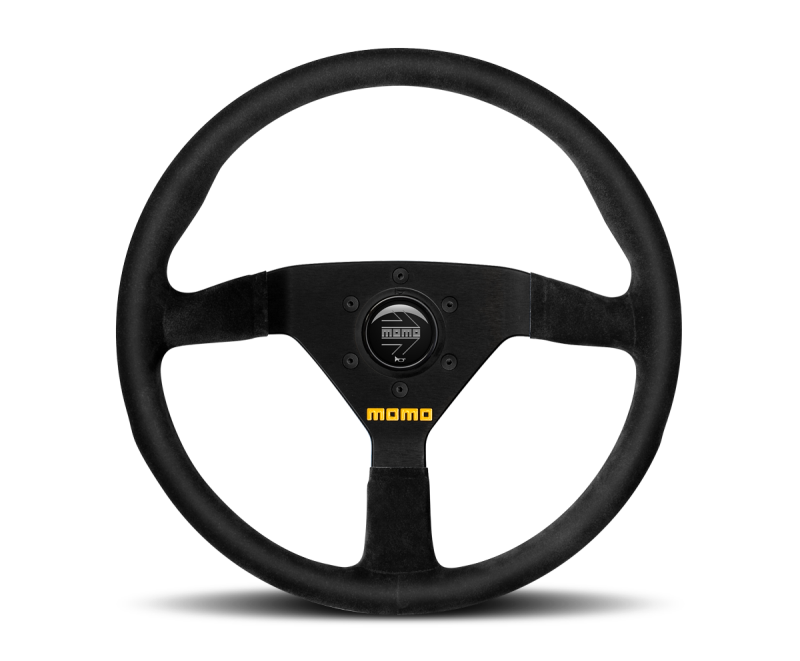 Momo Competition Steering Wheel 350 mm - Black AirLeather/Black Spokes