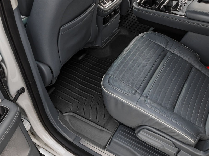 WeatherTech 2018+ Lincoln Navigator Rear FloorLiner HP - Black