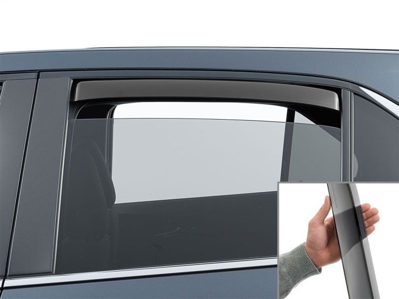 WeatherTech 18-24 Chevrolet Equinox Rear Side Window Deflectors - Dark Tint