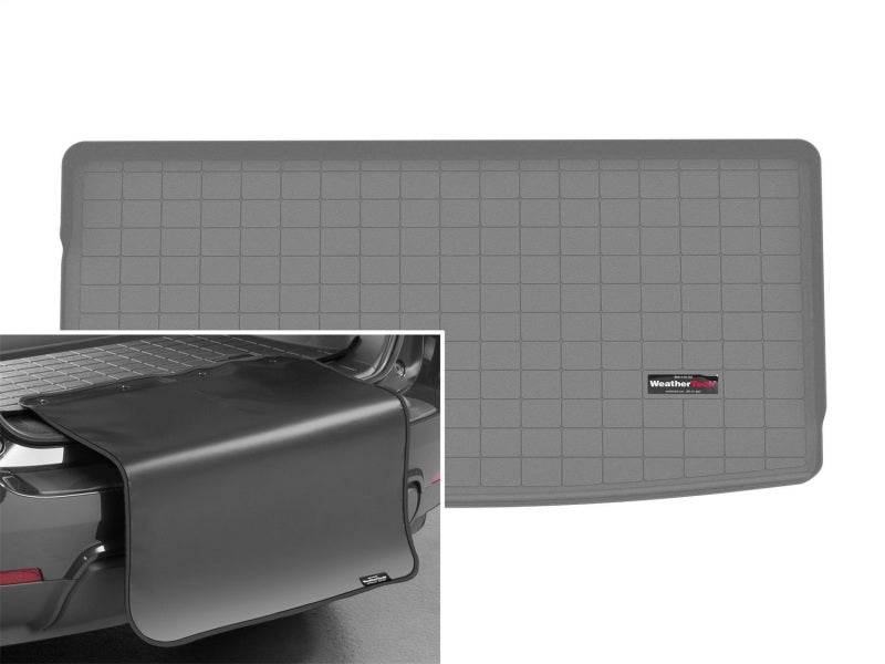WeatherTech 2022+ Jeep Wagoneer/Grand Wagoneer (Behind 3rd Row Seat) Cargo w/Bumper Protector - Grey
